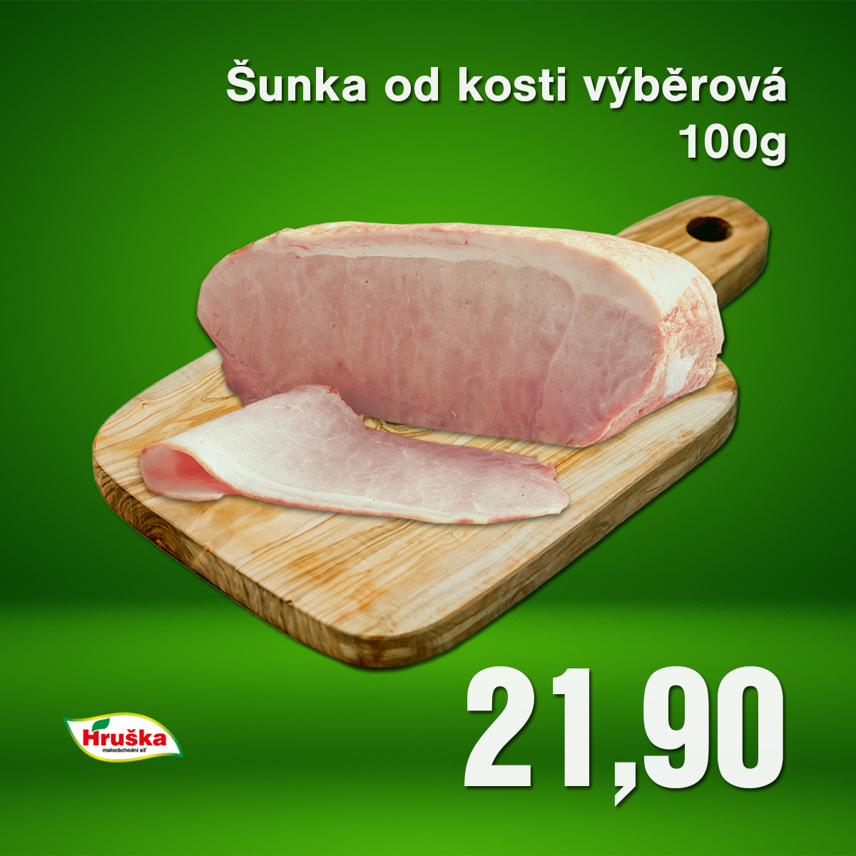 Šunka od kosti výběrová Kmotr 100g